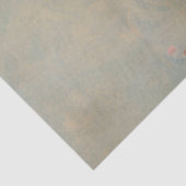 Meisje en haar konijn  schilderij Decoupage Tissuepapier (Detail)