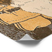 Meisje en hond poster (Hoek)