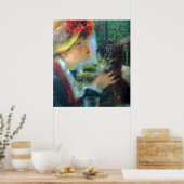 Meisje en hond Renoir Impressionisme Fine Art Poster (Keuken)