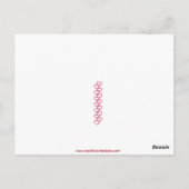 meisje en honden in het Briefkaart Canoe Valentij (Achterkant)