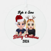 meisje en jongen koppels Ornament (Voorkant)