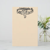 Meisje en Jongen Lezen Briefpapier (Staand voorkant)