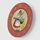 meisje en kakker grote klok (Hoek)