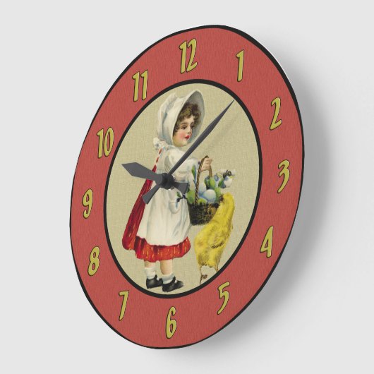 meisje en kakker grote klok (Hoek)