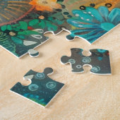 MEISJE EN KAT KUNST LEGPUZZEL (Zijkant)