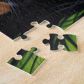 MEISJE EN KAT KUNST LEGPUZZEL (Zijkant)