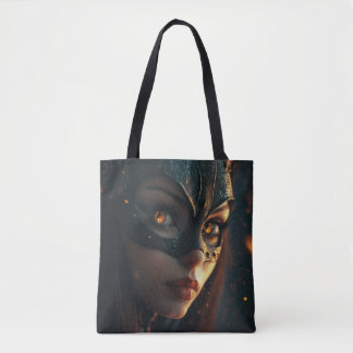 Meisje en kat Powa Tote Bag