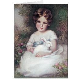 Meisje en konijn,  kunst