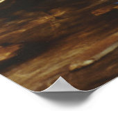 Meisje en motorfiets poster (Hoek)