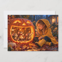 Meisje en muizen delen marshmallows Halloween kaar