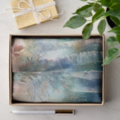 Meisje en paard in betoverd bos tissuepapier (Geschenk)