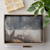 Meisje en Paard Steampunk 2 Decoupage papier (Geschenk)