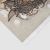 Meisje en Paard Steampunk 7 Decoupage papier (Detail)