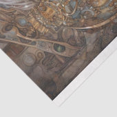 Meisje en Paard Steampunk 9 Decoupage papier (Detail)