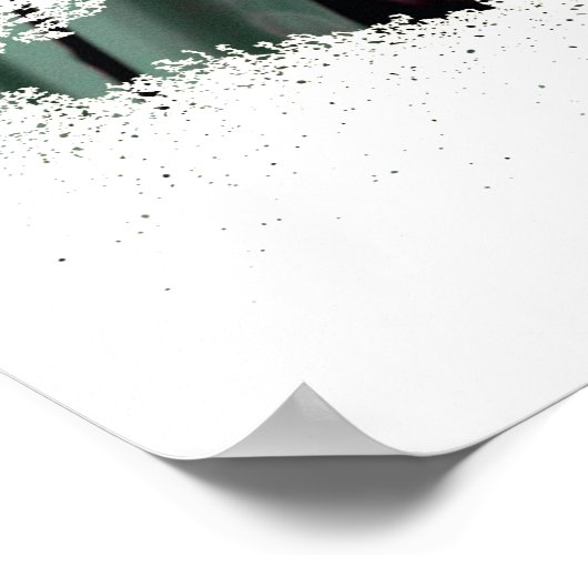 Meisje en paardenbloem waterverf decor poster (Hoek)