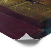 Meisje en papegaaien poster (Hoek)