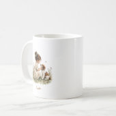 Meisje en Puppy Koffiemok (Voorkant links)