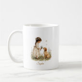 Meisje en Puppy Koffiemok (Links)