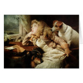 meisje en twee honden (Voorkant Horizontaal)