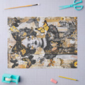 Meisje en Vlinders Decoupage Tissuepapier (Craft)