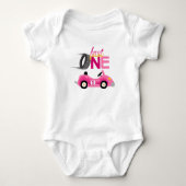 Meisje Fast ONE Racing Shirt/Baby Top (Voorkant)