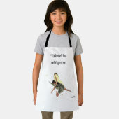 Meisje fee met gele vleugels citaat Kinder Schort (Insitu)