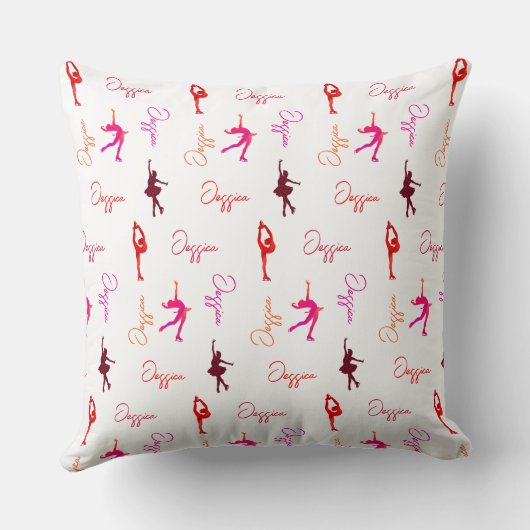 Meisje figuur schaatsen schaatsen naam overal kussen (Achterkant)