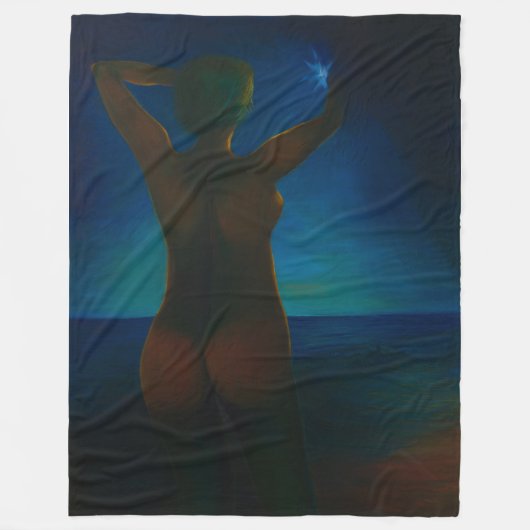 Meisje Fleece Deken (Voorkant)