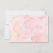 Meisje Floral Pink Eerste Communie Dank je wel Bedankkaart (Achterkant)