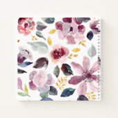 Meisje Floral Recipes voor mijn dochter Keepslag Notitieboek (Achterkant)