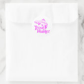 MEISJE FOREL JAGER RONDE STICKER (Tas)