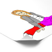 meisje foto afdruk (Hoek)