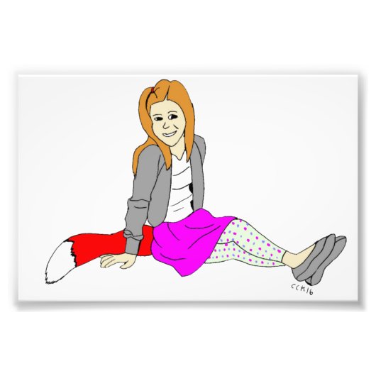 meisje foto afdruk (Voorkant)