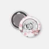 Meisje foto magneet R (Voorkant / Achterkant)