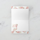 Meisje Fox Baby shower Dank u kaarten (Binnen)