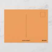  Meisje Fruit Basket Turkije Thanksgiving Briefkaart (Achterkant)