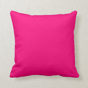 Meisje Fuchsia Hot Pink Aangepast vriendelijk deco Kussen