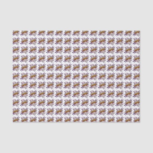 MEISJE Fun Retro Comic Book Pop Kunst Tissuepapier (Voorkant)