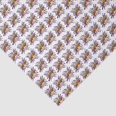 MEISJE Fun Retro Comic Book Pop Kunst Tissuepapier (Detail)