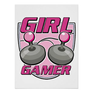 Meisje Gamer  Perfect Poster