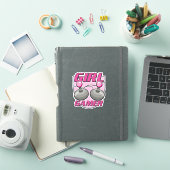 Meisje Gamer  Sticker (iPad Cover)