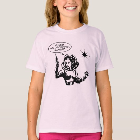 Meisje Gamer T-shirt (Voorkant)