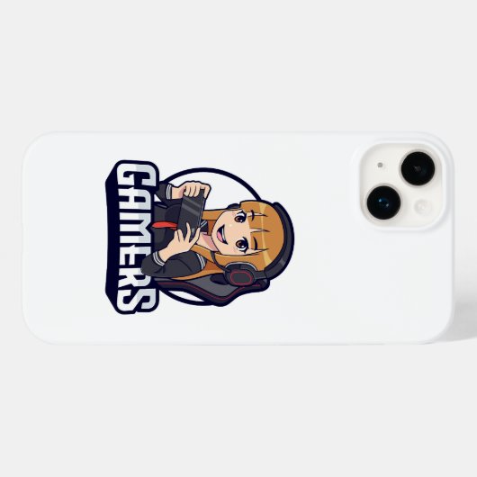 "Meisje Gamers" Case-Mate iPhone Case (Achterkant (horizontaal))