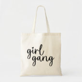 Meisje Gang Leuk Meisje Modern Tote Bag (Voorkant)