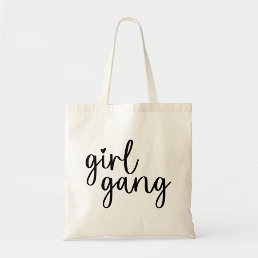 Meisje Gang Leuk Meisje Modern Tote Bag (Voorkant)