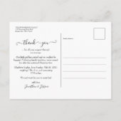 Meisje Geboorte Aankondiging Briefkaart (Achterkant)