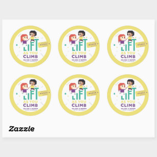 Meisje Geek X Elevate + #IWD2020 Party Stickers (L