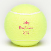 Meisje Gendergelijkheid onthult Tennis Ball met Te Tennisballen (Achterkant)