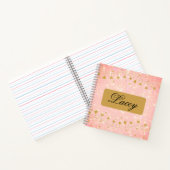  meisje gepersonaliseerd notitieboek (Binnen)