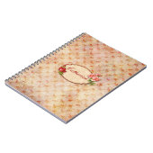  meisje gepersonaliseerde bloemen notitieboek (Linkerzijde)